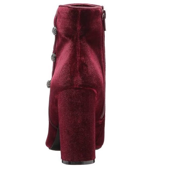 Hasbeens Merlot Velvet Sparkle Buttons Boot - Picture 6 of 6